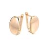 Fashion 18k Rose Gold Plated Latest Stylish Copper Zircon Earrings for Women and Girls