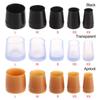 pair New Shockproof Non-slip Round Shape Heel Stoppers Silencer Heel Protector Antislip High Heeler