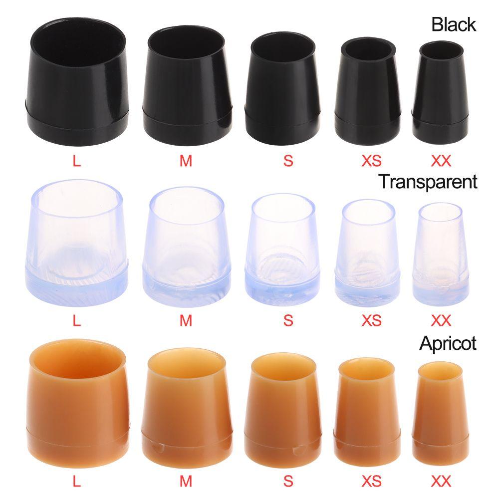 pair New Shockproof Non-slip Round Shape Heel Stoppers Silencer Heel Protector Antislip High Heeler