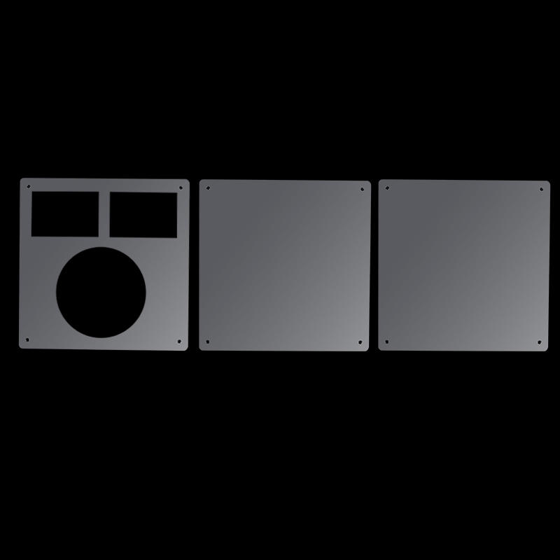 Маленькая стойка для визиток Акриловая фоторамка для CD, пластинок и трехдюймовых фото Настольное украшение Альбом Прозрачный контейнер для хранения Коллекционных предметов Фотографий