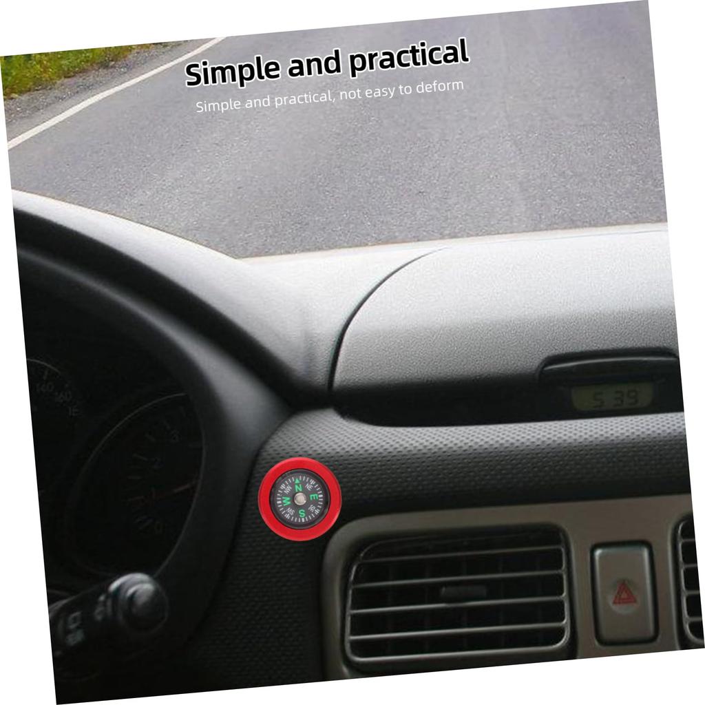 SUPVOX Cigarette Lighter Cover, Auto Compass, Aluminum Cigarette Lighter, Cigarette Lighter Cap, Cigarette Lighter