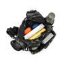 Camouflage Fishing Waist/Shoulder Bag with Rod Holder and Tackle Box