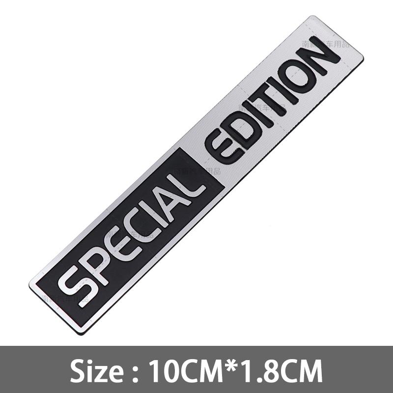 1Pc 3D Aluminum SPECIAL EDITION Limited Edition Logo Badge Car Rear Trunk Emblem Decal Stickers Auto Accessories Car Styling