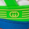 Безупречные высокие кроссовки GUCCI BASKET Винтажная обработка разноцветные 37 661310 Б/у