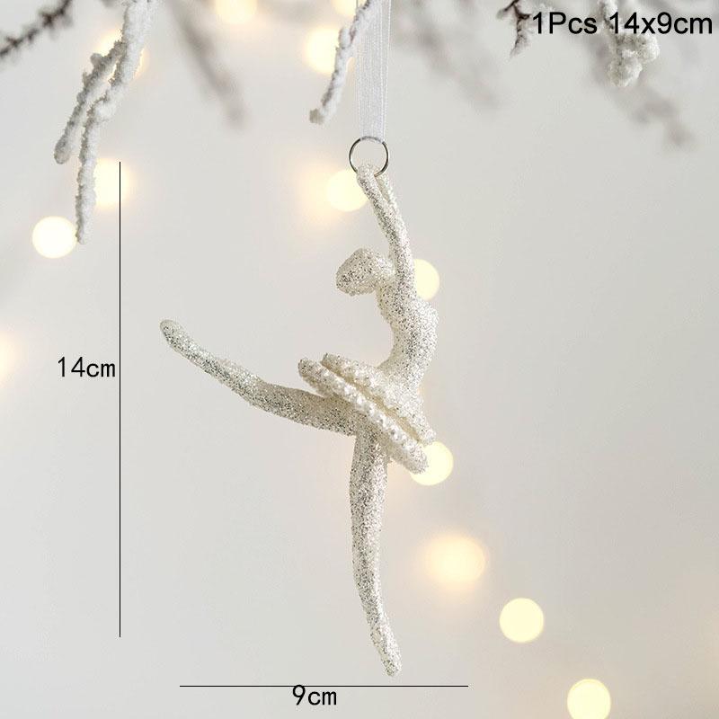 Рождественские украшения на елку Снежинка Ангел Олень Подвесные украшения Рождественские украшения для дома Игрушка для детей 2026 Рождество Новогодняя вечеринка