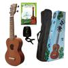 [Domestically Inspected/Excellent Sound!] KSU-1 Beginner's 4-Piece Set (KIWAYA Soprano Ukulele, Mahogany, Recommended for Beginners)