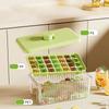 28 Grids Ice Cube Mold Press Ice Tray Bucket Multifunctional Ice Maker with One-touch To Release Portable Ice Box Ice Cube Tray