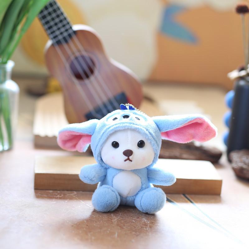 Adorable Plush Bear Keychain Cute And Soft Stuffed Animal For Bags And Backpacks