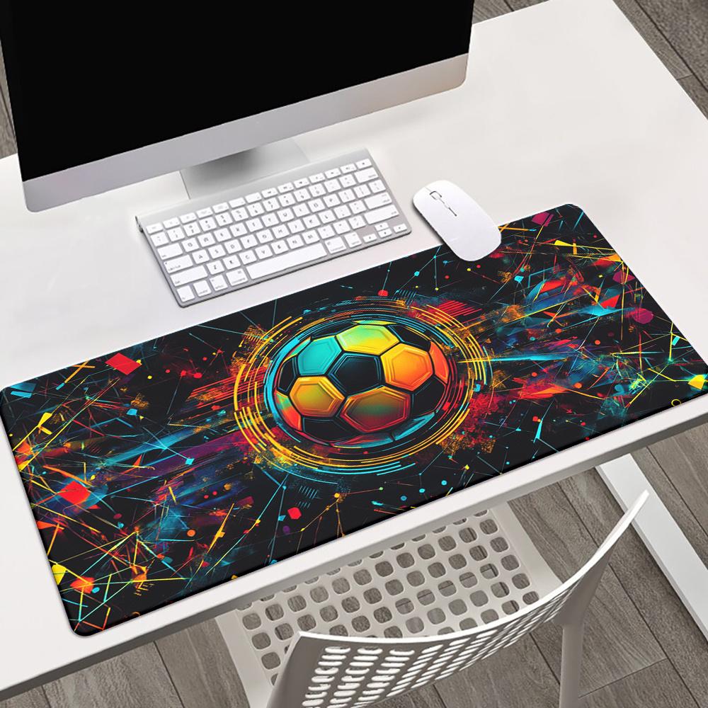 Classic Desk Mouse Pad Comfort Desk Mat Smooth Cloth Surface Stable Rubber Base for Office Desk PC Laptop Keyboard Ideal Gaming