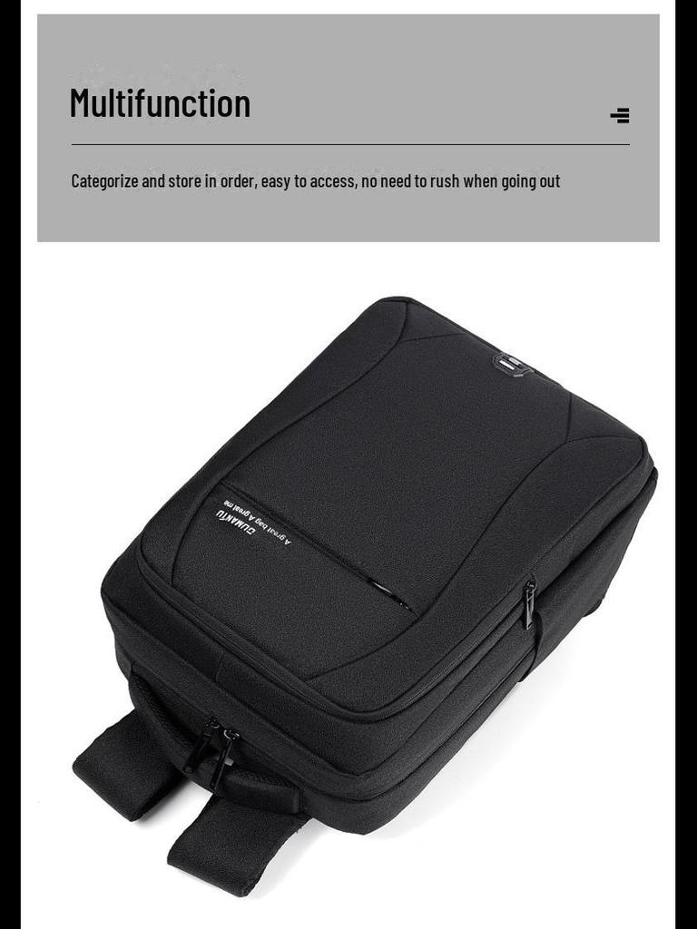 Высококачественный мужской деловой рюкзак для поездок на работу — большая вместимость, модный, многофункциональный для путешествий, школы и офиса.