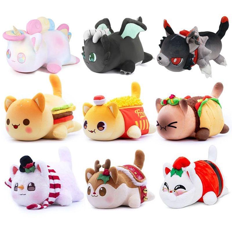Aphmau Cat Мягкие игрушки Животное Plushie Плюшевая кукла для девочек Подушка Домашний декор Рождество