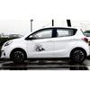 Автомобиль Внедорожник Внедорожник Окна Капоты Боковая Часть Кузова Белый Компас Тотем Наклейка Стикер