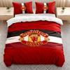 FC Manchester 3PC Bedding Set Print Duvet Cover with Two Pillowcases Home Bedroom Decoration festival gift