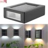 Solar Outdoor Decorative Wall Lamp for Garden and Courtyard - Up and Down Fence Light