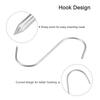 Meat Hanger Hook Stainless Steel S-Hook Baking Tools for Chicken Fish Beef Hanging Drying Smoking Home Storage 2Pcs
