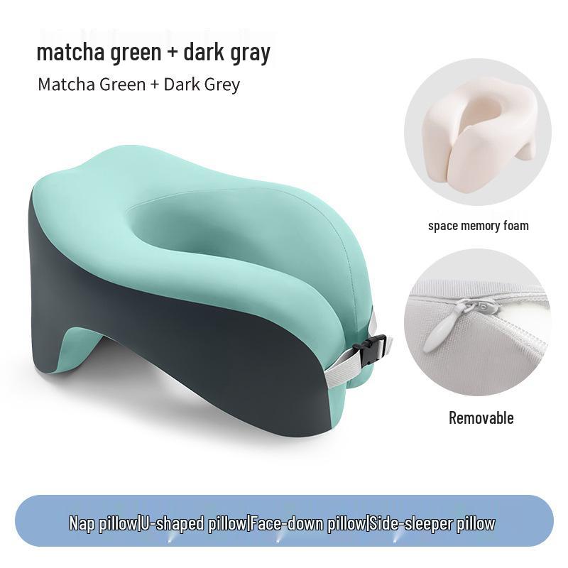 U-образная дорожная подушка из пены с эффектом памяти для поддержки шеи