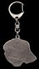 Dachshund IV - Silver-plated key ring with a dog in a gift box, handbag decoration, backpack pendant by Art-Dog brand