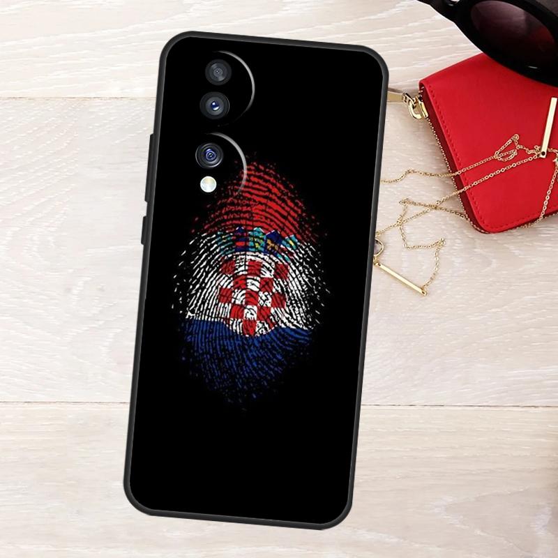 Чехол Флаг Хорватии Для Honor 200 400 Pro 50 70 90 Lite X9a X9b X9c X9d X8a X8b X8c Magic 5 6 7 8 Pro Обложка