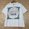 Vintage 90s Genuine Antique Person Graphic Distressed White Cotton T Shirt Size Large