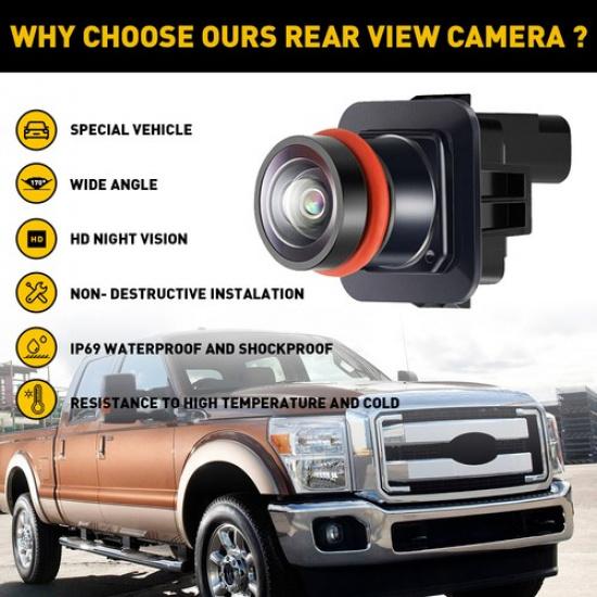 Камера заднего вида для парковки для 15-16 Ford F250/350/450/550 Super Duty EOOK