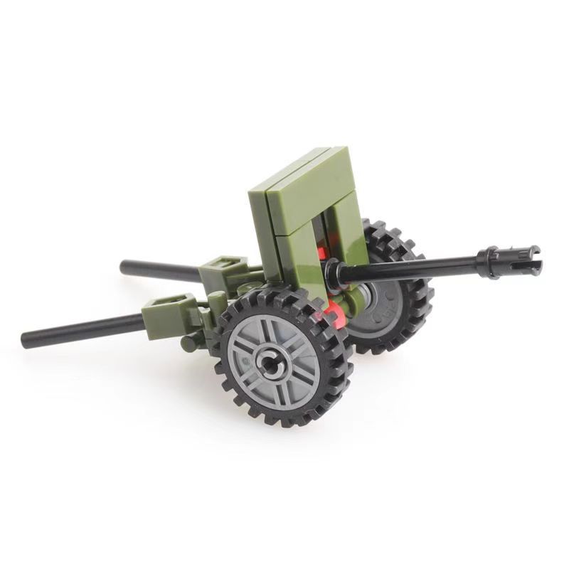 Infantry Gun Mountain Cannon Military Weapon Equipment Building Block Doll Heavy Weapon Accessories Toy