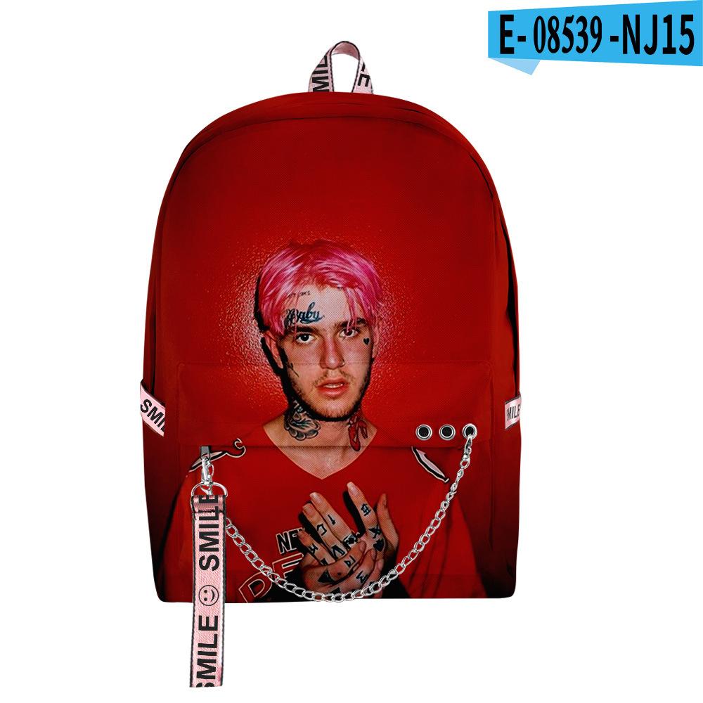 Популярные Новинки Молодежные Школьные Сумки Унисекс Любовь Lil Peep Дорожные Сумки 3D Печать Оксфорд Водонепроницаемые Рюкзаки на Плечо для Ноутбука