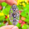 Amethyst Gemstone Handmade 925 Sterling Silver Jewelry Ring Size 9 G5e16