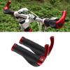 1 Pair Road/MTB Bicycle Grips Handlebar Cover Soft Rubber Anti-slip Bike Handle Shock Absorption Bilateral Locking Non-slip Grip