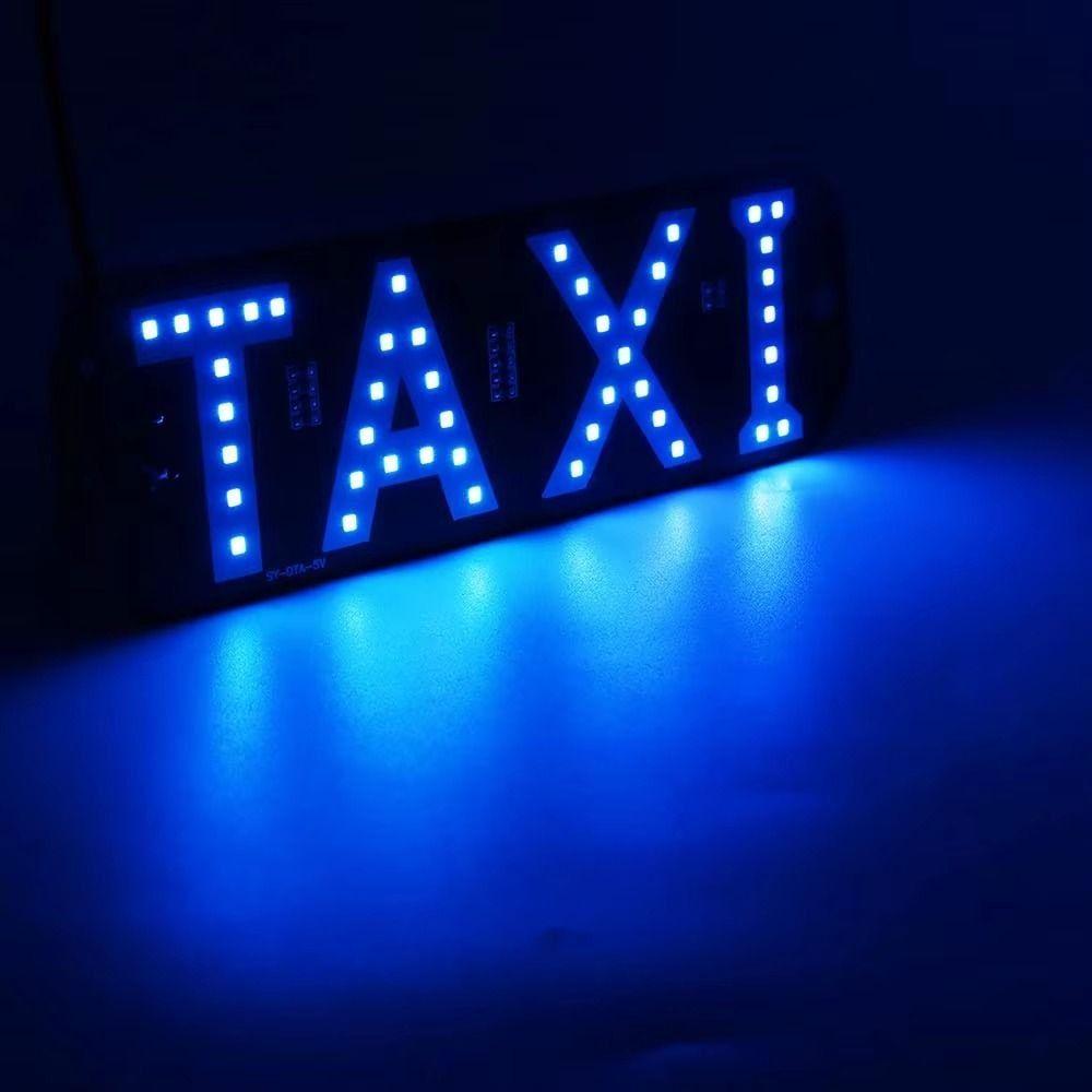 Multi-Color Taxi Led Indicator Light T-A-X-I Auto Indicator Lamp Taxi Led Light Panel Accessories