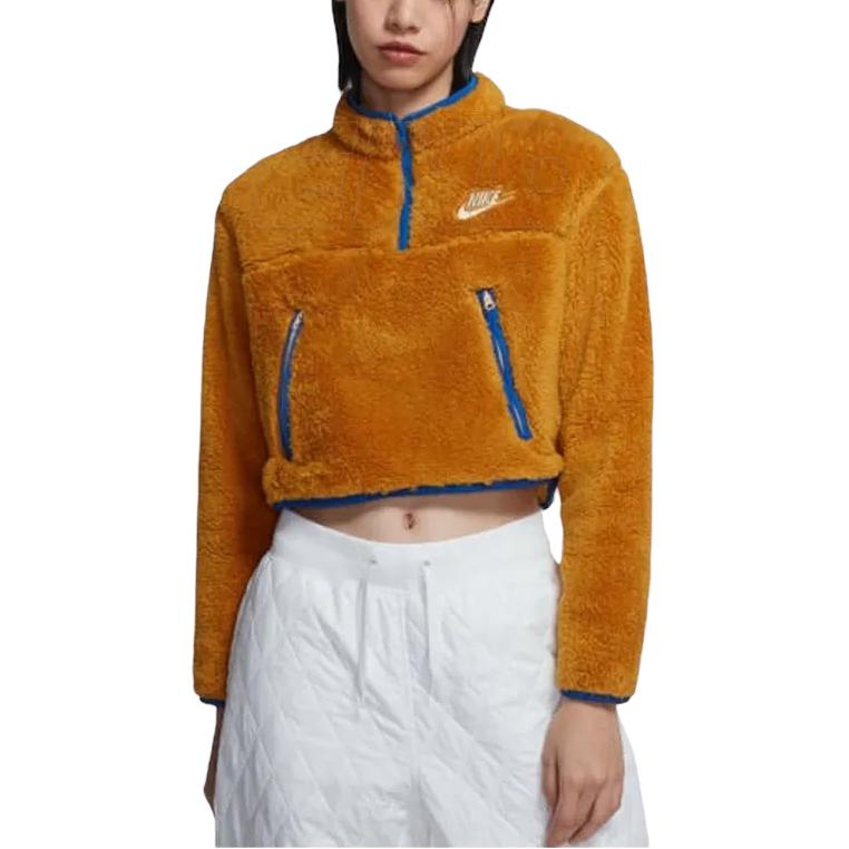 Nike Куртка Женская Коричневый Желтый CJ6283-727