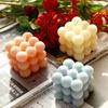 Cube Bubble Cube Candle Geometric Ornament Home Fragrance Creative Photography Props Birthday Gifts Home Decoration