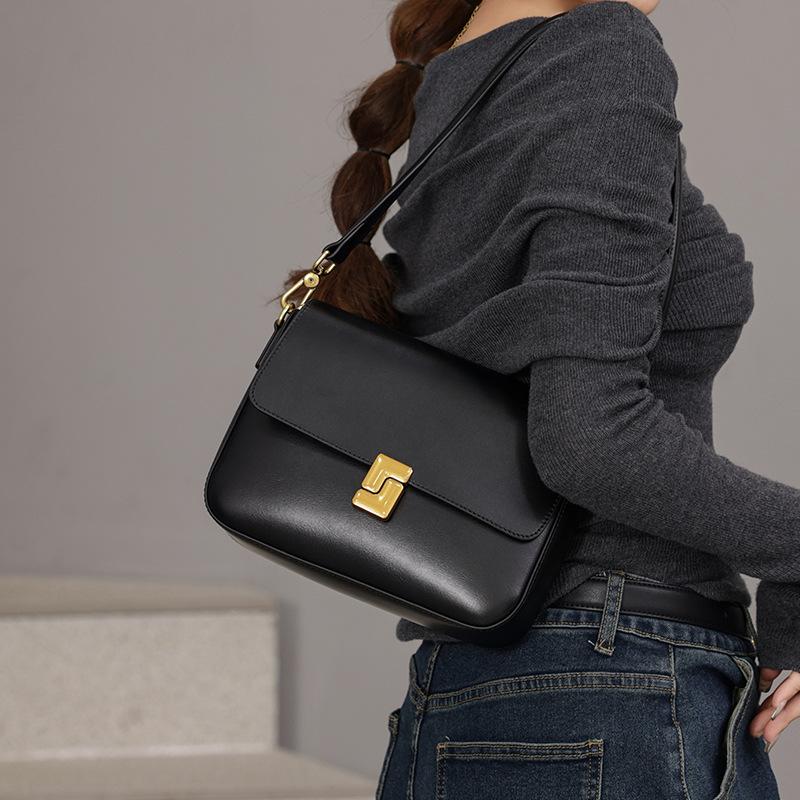 Small Square Bag Women's New Korean Style One-shoulder Armpit Bag Fashionable Crossbody Bag Women's High-end Light Luxury Tofu Bag