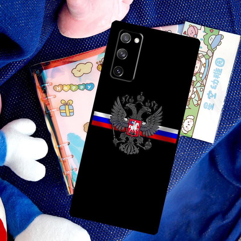 Russia Russian Flag Case For Samsung Galaxy S26 Ultra S25 S24 S22 S21 S23 Ultra Plus S10 S20 S25 FE Cover Funda