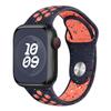 Original Sport Strap for Apple Watch Band Ultra 2 49mm 45mm 44mm 42mm 38mm Colored Particles Rubber Band for IWatch 9 8 7 6 5 SE