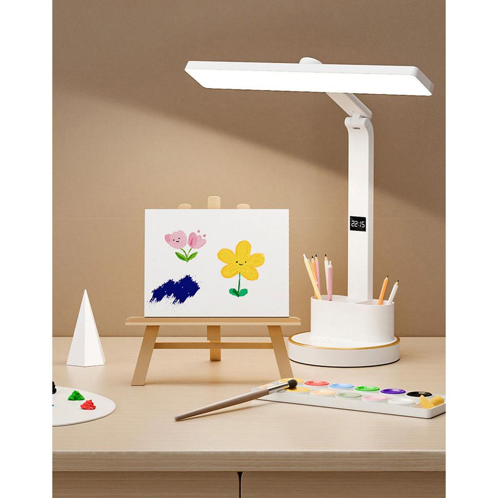 Desk Lamp Student Eye Protection LED Rechargeable Plug-in Children High School Students Bedroom Bedside Lamp Night Light Super Long Battery Life