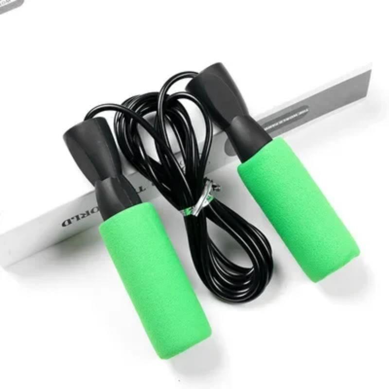 Single Piece Student Fitness Jump Rope Plastic Training Skipping Rope Bearing Handle PVC Rope Lose Weight Fitness Equipment