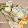 DIY Accessories Artificial Iris Flower Branch 80cm Faux Floral  Home Decoration