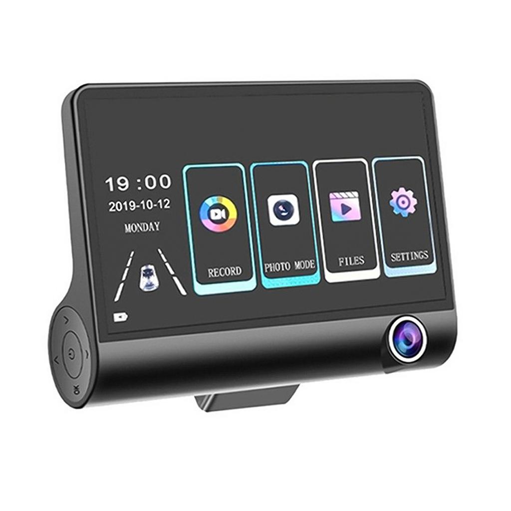 DVR 3 камеры 4,0 дюйма видеорегистратор автомобильный видеорегистратор с полным разрешением авторегистратор видеорегистратор с 3 камерами