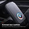 Car Seat Center Console Arm Rest Mat Leather Armrest Pad For BMW X3 X5 M5 M3 E46 E90 E60 F10 E39 F30 E36 G30 E87 E70 ZAH5