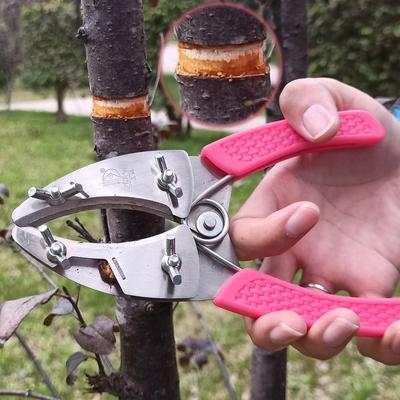 Кольцеобразный нож для очистки фруктовых деревьев, для снятия коры, режущий инструмент для прививки из нержавеющей стали, садовые инструменты, ножницы для ветвей