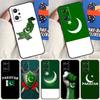 Флаг Пакистана Для Realme GT7 Pro GT 6T 6 5 C67 C61 C55 C53 C51 C21Y C25S C75 10 11 12 13 14 Pro Plus Чехол