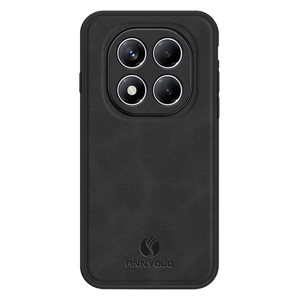 ANNYOJO Чехол для Xiaomi Redmi Note 14 Pro 4G из ПУ кожи+ПК+ТПУ, противоударная задняя крышка для телефона