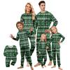 Print Cute Family Set Pajamas, Home Clothes, Family Set Long Sleeve Top Pants Set