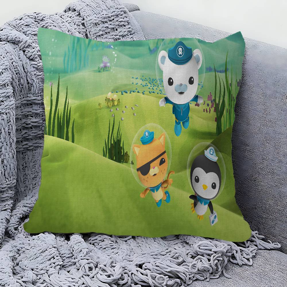 The Octonauts Cartoon Cushion Cover Decorative Pillow Sofa Home Decor case pillow cases