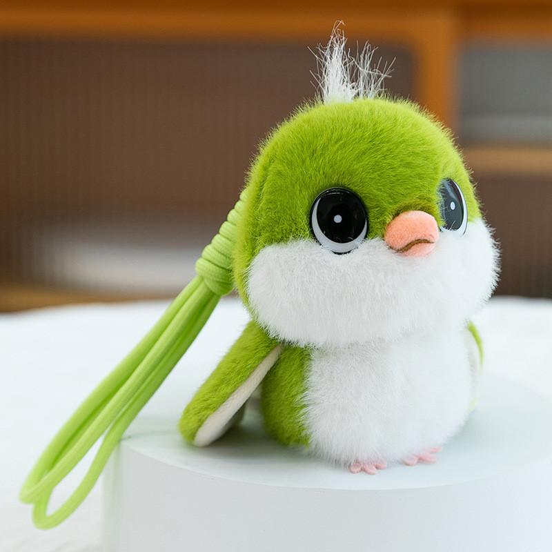 12cm Soft Bird Plush Figural Keychain For Kids Girls Boys Party Favor Gift