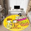 1 шт. Круглый ковер Garfield Movie Night для офиса, спальни, гостиной, декор для дома, декор комнаты, Offic a1016098