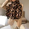 Sun, Moon and Stars Imitation Cashmere Jacquard Scarf, Autumn and Winter Ladies' New Fashion Thick Scarf, Shawl