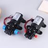 Мини-электрический мембранный насос 120Psi 60W 5 л/мин Высокое давление DC 12V Самовсасывающий для стиральной машины, мойки, опрыскивания