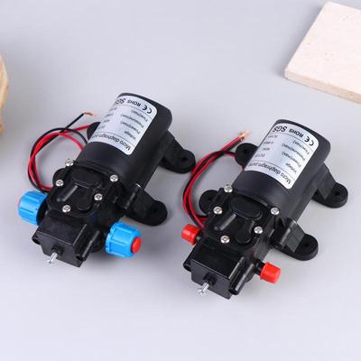 Мини-электрический мембранный насос 120Psi 60W 5 л/мин Высокое давление DC 12V Самовсасывающий для стиральной машины, мойки, опрыскивания
