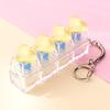 4 Keys Clickable Button Fidget Toy Decompression Fidget Keychain  Bag Charm